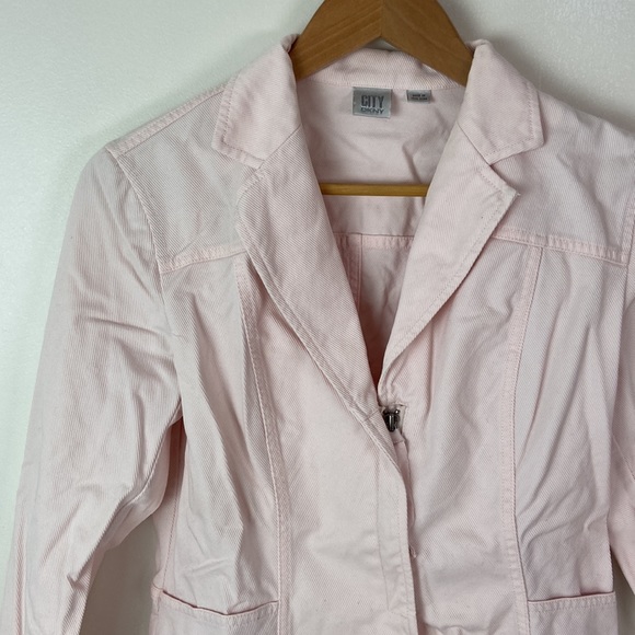 ✨3/$25✨ CITY DKNY Pink Corduroy Blazer Jacket - 8 - Picture 2 of 7